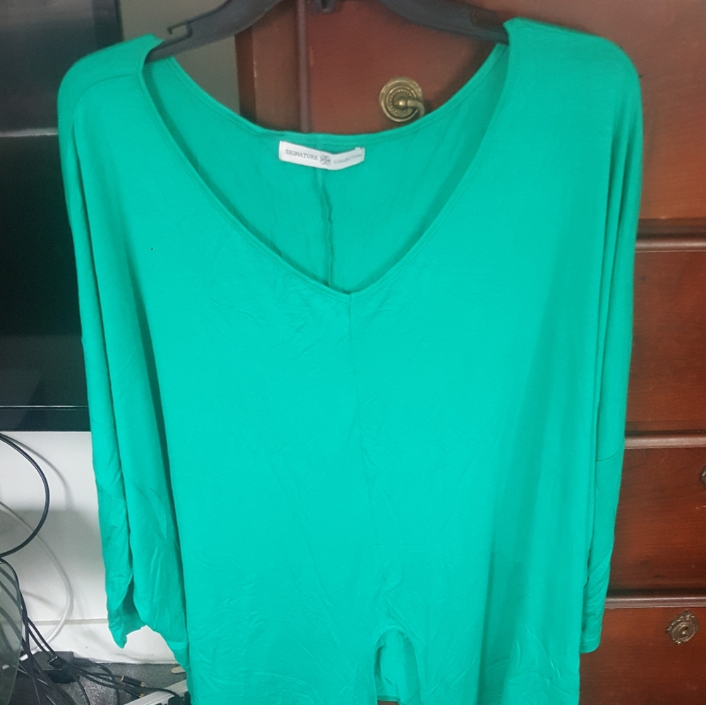 Green shirt